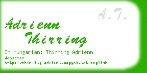 adrienn thirring business card